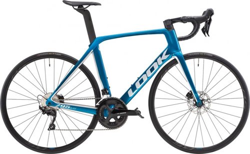 Look 795 BLADE DISC METALLIC BLUE SILVER GLOSSY 