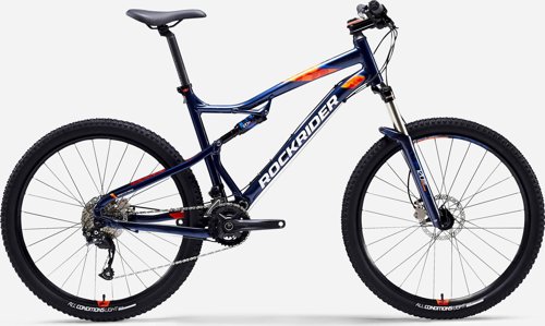 ROCKRIDER 27.5″ Full Suspension Mountain Bike ST 540 S 