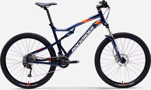 ROCKRIDER 27.5″ Full Suspension Mountain Bike ST 540 S  - Thumbnail 2