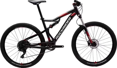 ROCKRIDER 27.5 Inch MOUNTAIN BIKE FULL SUSPENSION ST 530  - Thumbnail 2