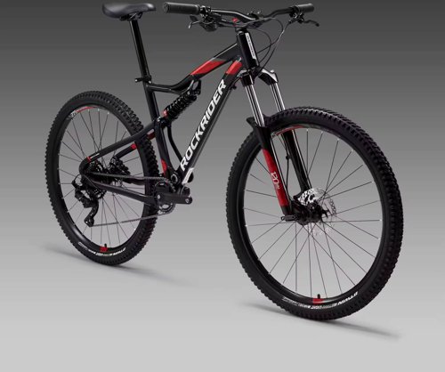 ROCKRIDER 27.5 Inch MOUNTAIN BIKE FULL SUSPENSION ST 530  - Thumbnail 3