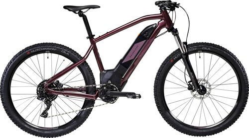 ROCKRIDER Women’s 27.5″ Electric Mountain Bike E-ST 500