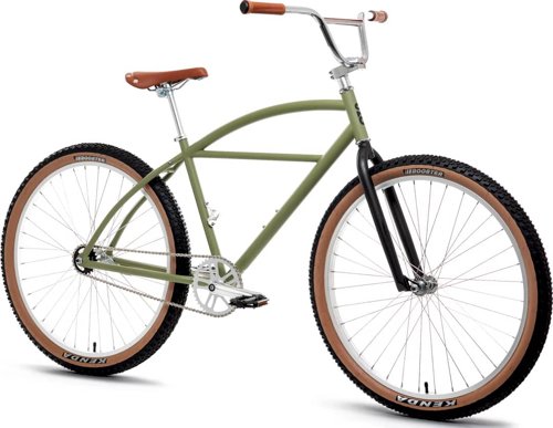 State Bicycle Co. Klunker Matte Olive & Black 27.5″  - Thumbnail 4