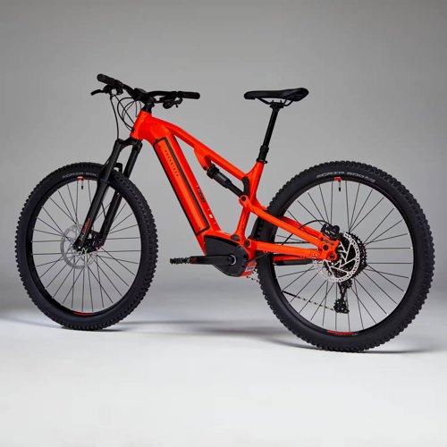 ROCKRIDER 29″ Full Suspension Electric Mountain Bike E-Expl 520 S  - Thumbnail 6