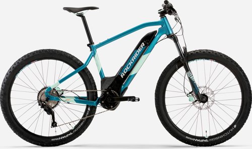 ROCKRIDER Women’s 27.5″ + Electric Semi-Rigid E-ST 900 MTB Bike 