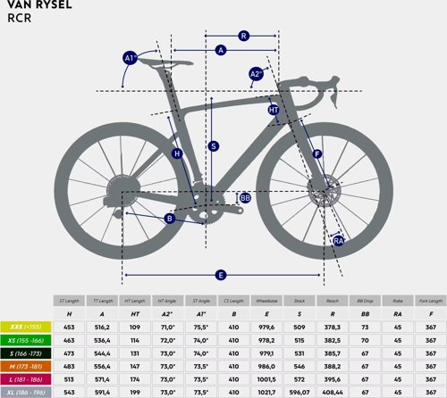 VAN RYSEL Road Bike RCR Pro Shimano Ultegra DI2 with Power Sensor  - Thumbnail 5