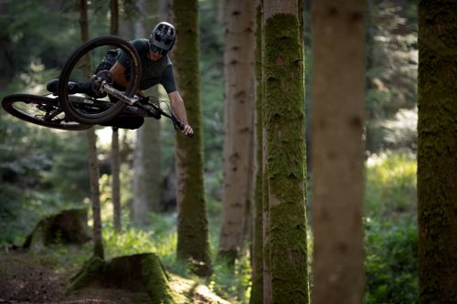 ROCKRIDER Carbon frame, adjustable suspension mountain bike  - Thumbnail 3