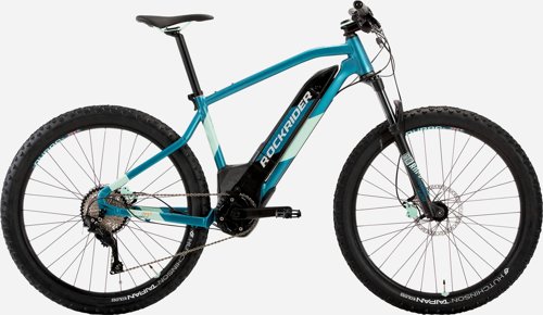 ROCKRIDER Women’s 27.5″ + Electric Semi-Rigid E-ST 900 MTB Bike 
