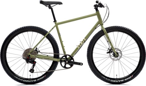State Bicycle Co. 4130 All-Road Flat Bar Matte Olive 700c 