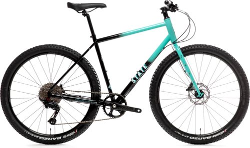 State Bicycle Co. 4130 All-Road Flat Bar Turquoise Fade 650b 