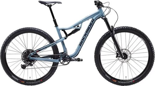 ROCKRIDER MOUNTAIN BIKE FULL SUSPENSION AM 100 SRAM NX 