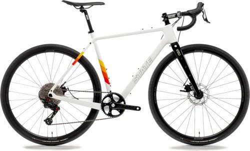 State Bicycle Co. Carbon All-Road White / Ember 700c 