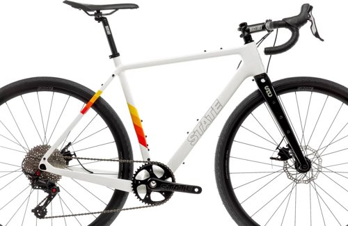 State Bicycle Co. Carbon All-Road White / Ember 700c  - Thumbnail 2