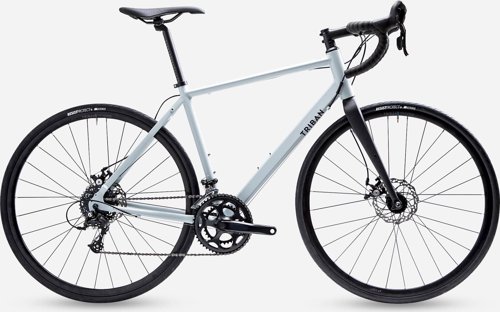 Triban Comfortable, light carbon fork and disc brake road bike 