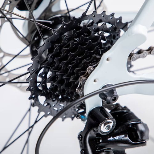 Triban Comfortable, light carbon fork and disc brake road bike  - Thumbnail 5