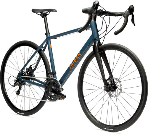 Triban Comfortable, light carbon fork and disc brake RC 120 road bike  - Thumbnail 3