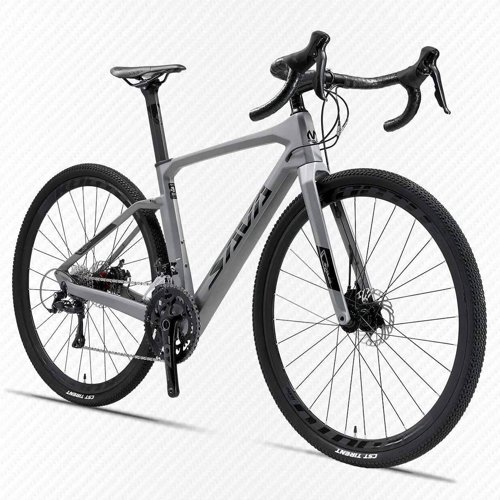 sava R11 Carbon Fiber Gravel Road Bike 700x40C Gravel Tires R3000 18 Speed 